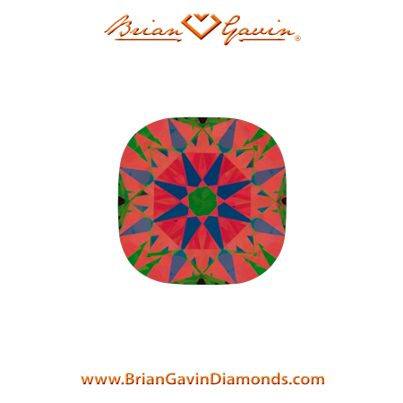 0.588 G VVS2 Brian Gavin Signature Cushion aset
