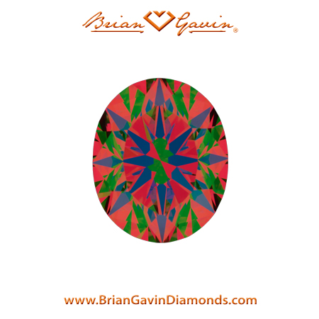 0.92 F VVS2 Signature Oval aset