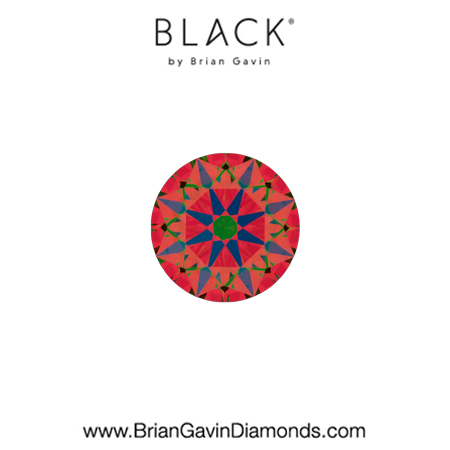 0.22 G VVS2 Black by Brian Gavin Round aset