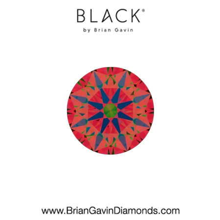 0.41 E VVS1 Black by Brian Gavin Round aset