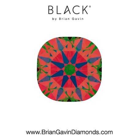 0.73 G VS1 Black by Brian Gavin Cushion aset