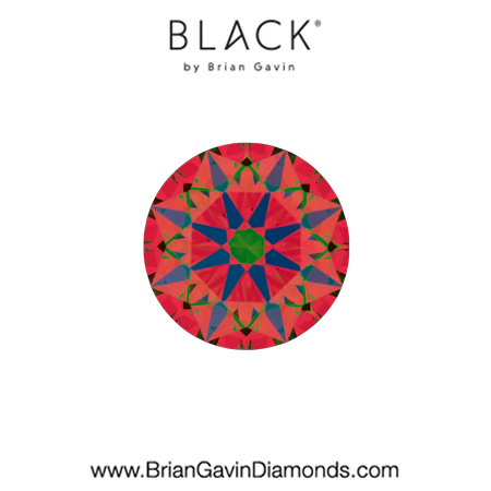 0.50 E VVS2 Black by Brian Gavin Round aset