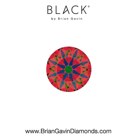 0.22 E VVS2 Black by Brian Gavin Round aset