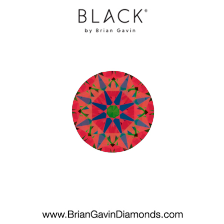 0.37 D VS1 Black by Brian Gavin Round aset