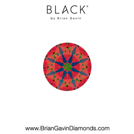 0.36 G VVS1 Black by Brian Gavin Round aset