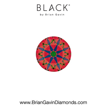 0.22 F VVS2 Black by Brian Gavin Round aset