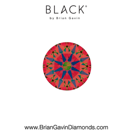 0.40 D VVS2 Black by Brian Gavin Round aset