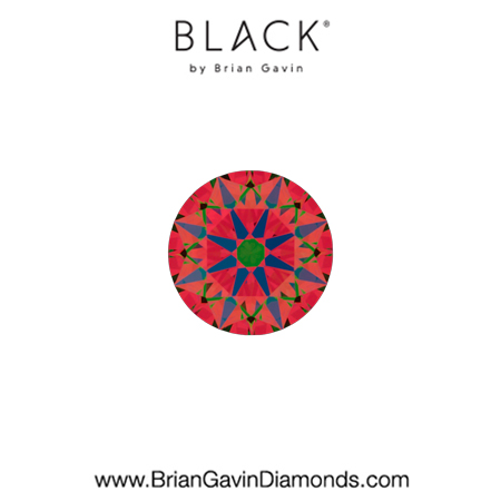 0.26 D VVS2 Black by Brian Gavin Round aset