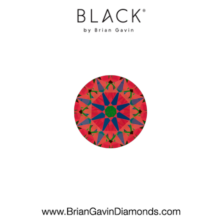 0.25 G VVS2 Black by Brian Gavin Round aset