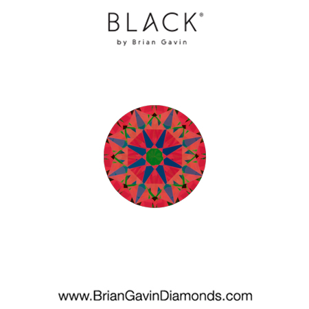 0.22 D VS1 Black by Brian Gavin Round aset