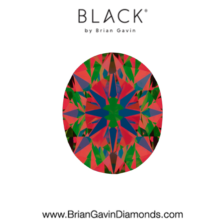 1.79 D VS2 Black by Brian Gavin Oval aset