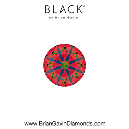 0.24 D VVS1 Black by Brian Gavin Round aset