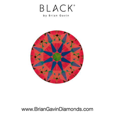 0.77 E VVS1 Black by Brian Gavin Round aset