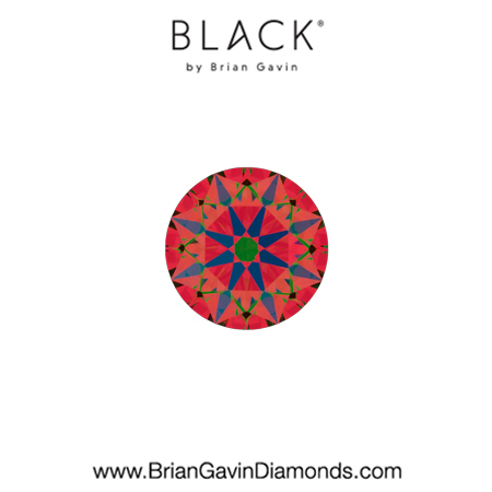 0.25 F VVS2 Black by Brian Gavin Round aset