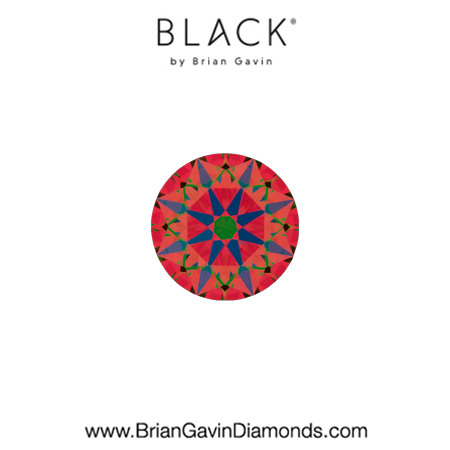 0.20 F VVS1 Black by Brian Gavin Round aset