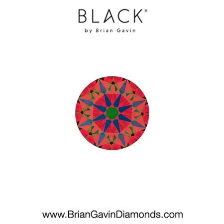 0.25 F VVS2 Black by Brian Gavin Round aset