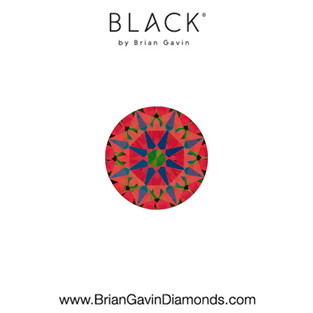 0.25 G VVS1 Black by Brian Gavin Round aset