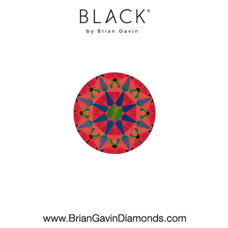 0.31 F VVS2 Black by Brian Gavin Round aset