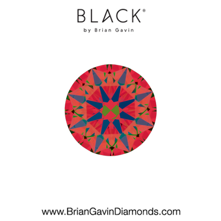 0.59 D VVS2 Black by Brian Gavin Round aset