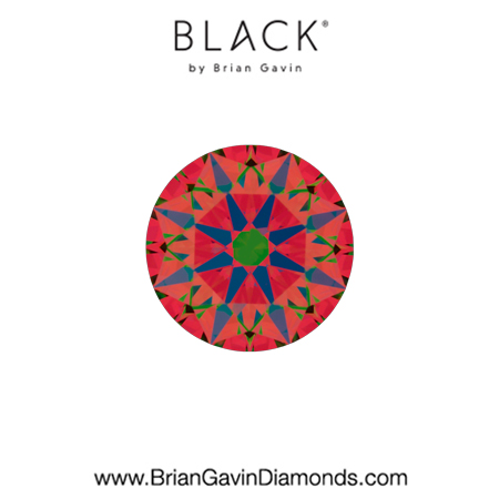 0.55 E VVS2 Black by Brian Gavin Round aset