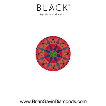 0.21 D VS1 Black by Brian Gavin Round aset