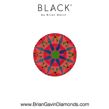 0.46 G VVS2 Black by Brian Gavin Round aset