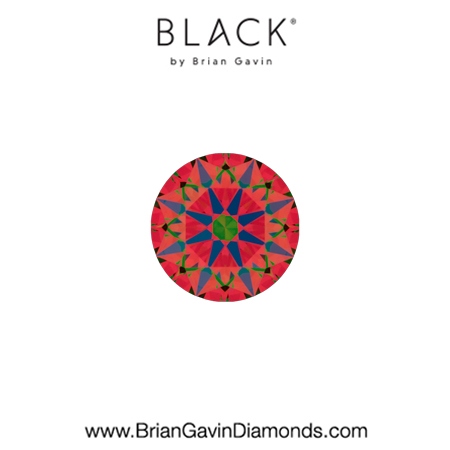 0.25 G VVS1 Black by Brian Gavin Round aset