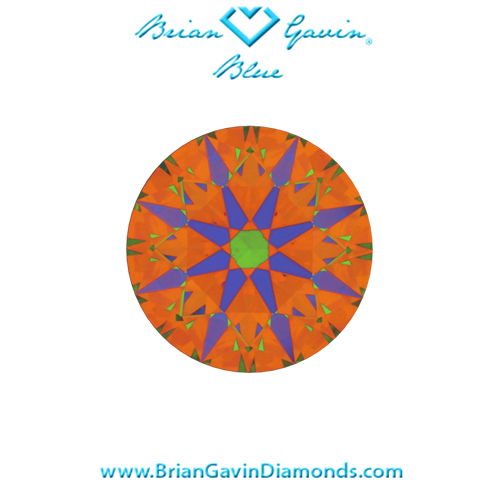 0.908 D VVS2 Blue Round aset