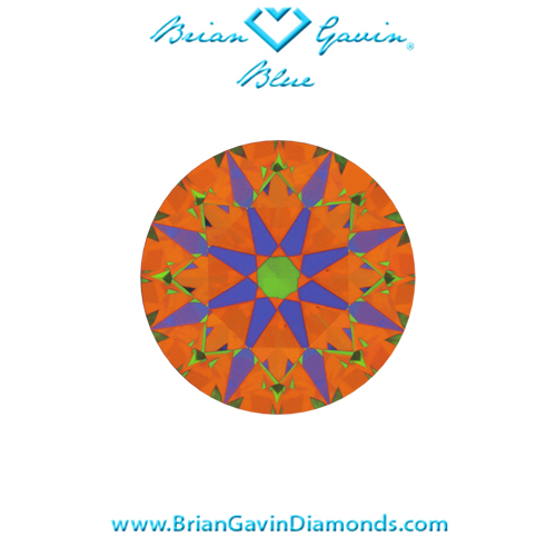 0.961 G VVS2 Blue Round aset