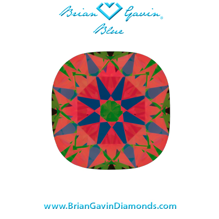 1.573 D VVS2 Brian Gavin Signature Cushion aset