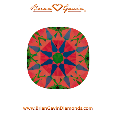 1.05 J VVS2 Brian Gavin Signature Cushion aset