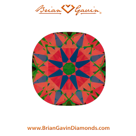 1.54 L SI1 Brian Gavin Signature Cushion aset