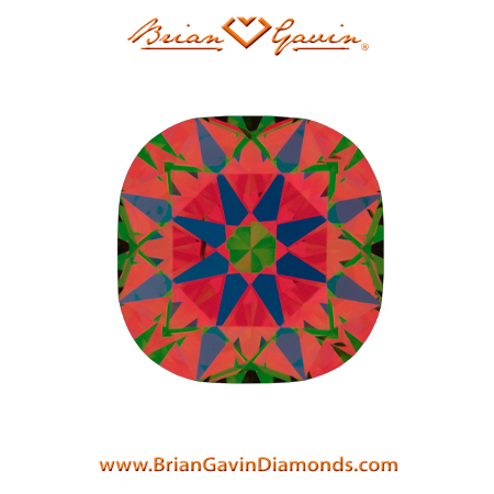 1.52 I SI2 Brian Gavin Signature Cushion aset