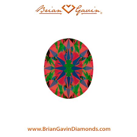 0.64 H VS1 Brian Gavin Signature Oval aset