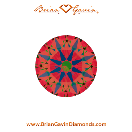 0.76 I VVS1 Brian Gavin Signature Round aset
