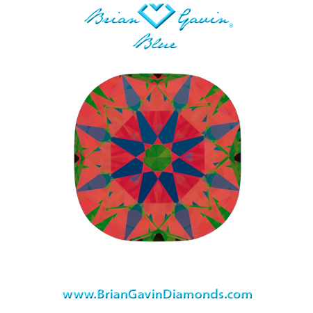 1.22 D VVS1 Brian Gavin Signature Cushion aset