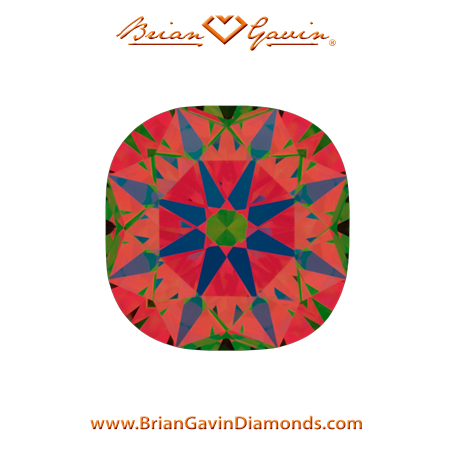 1.01 H VVS2 Brian Gavin Signature Cushion aset