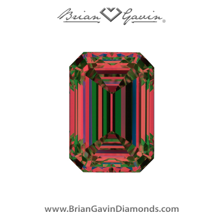5.64 I VS1 Emerald Cut Diamond aset