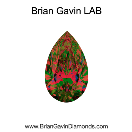2.51 E VS1 Brian Gavin Premium Lab Pear aset