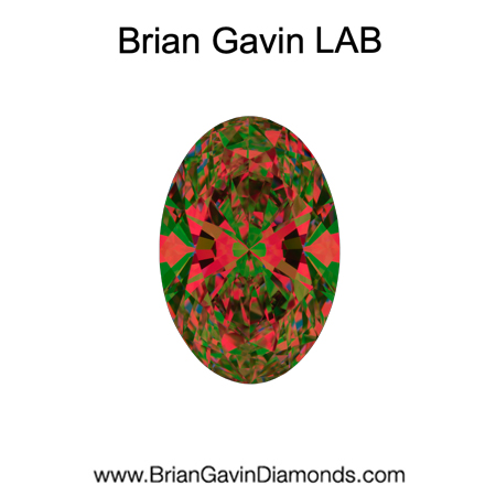 4.02 D VVS2 Premium Lab Oval aset