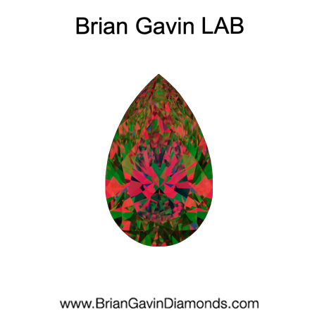 2.7 D VVS2 Premium Lab Pear Shape aset