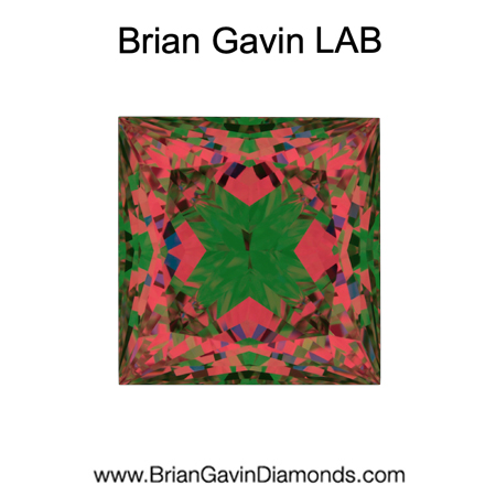 3.53 D VVS2 Premium Lab Princess aset