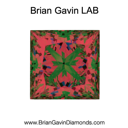 1.55 E VVS2 Premium Lab Princess aset