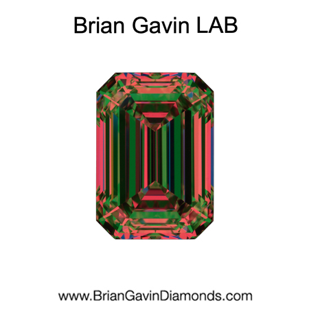 2.62 D VVS2 Brian Gavin Premium Lab Emerald aset