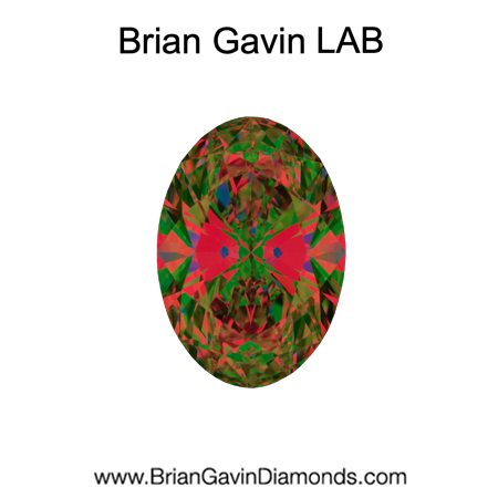 1.61 D VS1 Brian Gavin Premium Lab Oval aset