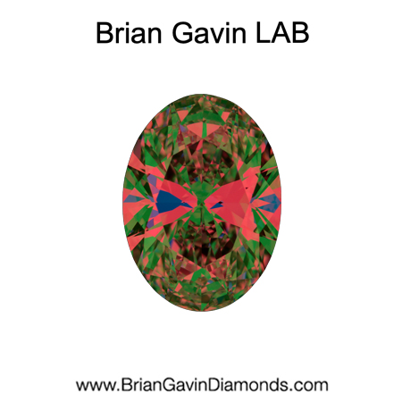 4.03 D VS1 Brian Gavin Premium Lab Oval aset