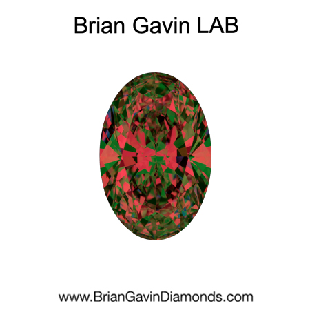 5.53 E VS1 Brian Gavin Premium Lab Oval aset