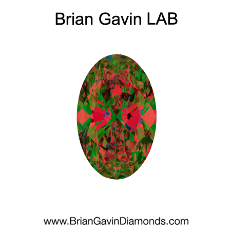 1.51 F VVS2 Brian Gavin Premium Lab Oval aset