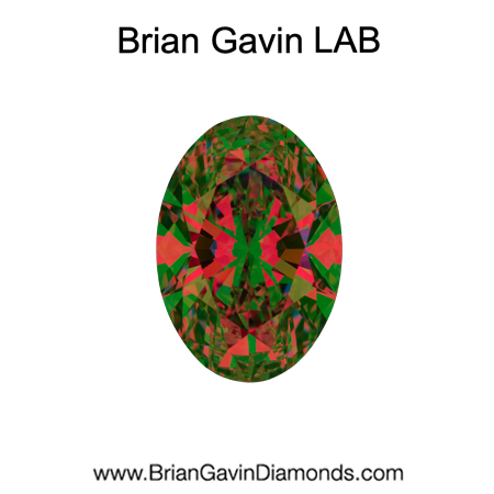 5.33 F VVS1 Premium Lab Oval aset