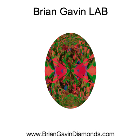 1.5 D VVS1 Premium Lab Oval aset